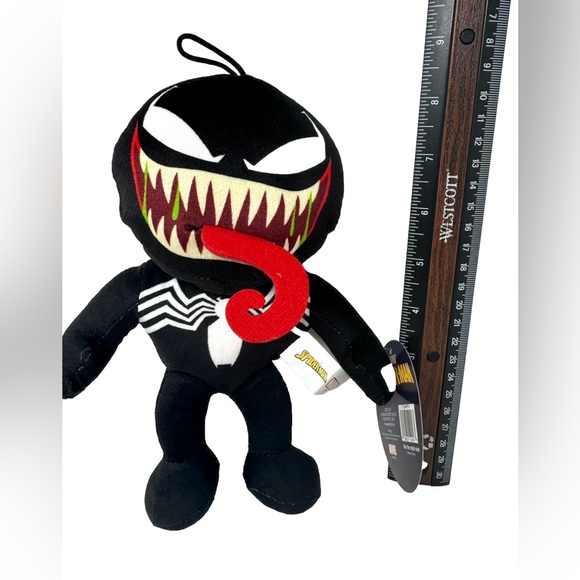 Marvel Spider-Man Venom Stuffed Plush Toy 8-inch NEW! - Picture 4 of 4